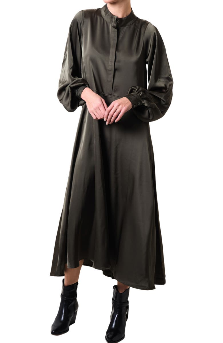 Walnut Melbourne Monaco Dress, Main, color, Khaki