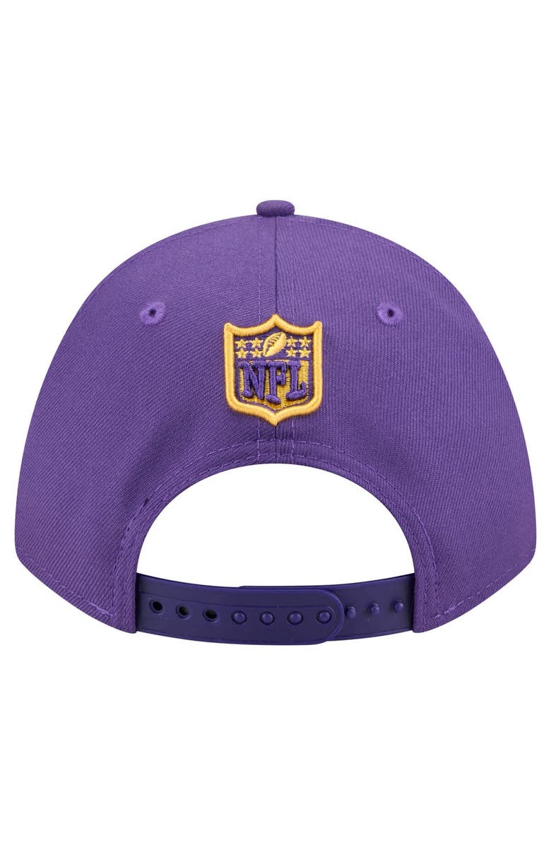 New Era Men's New Era  Purple Minnesota Vikings Team Collection 9FORTY M-Crown Adjustable Hat, Alternate, color, Purple