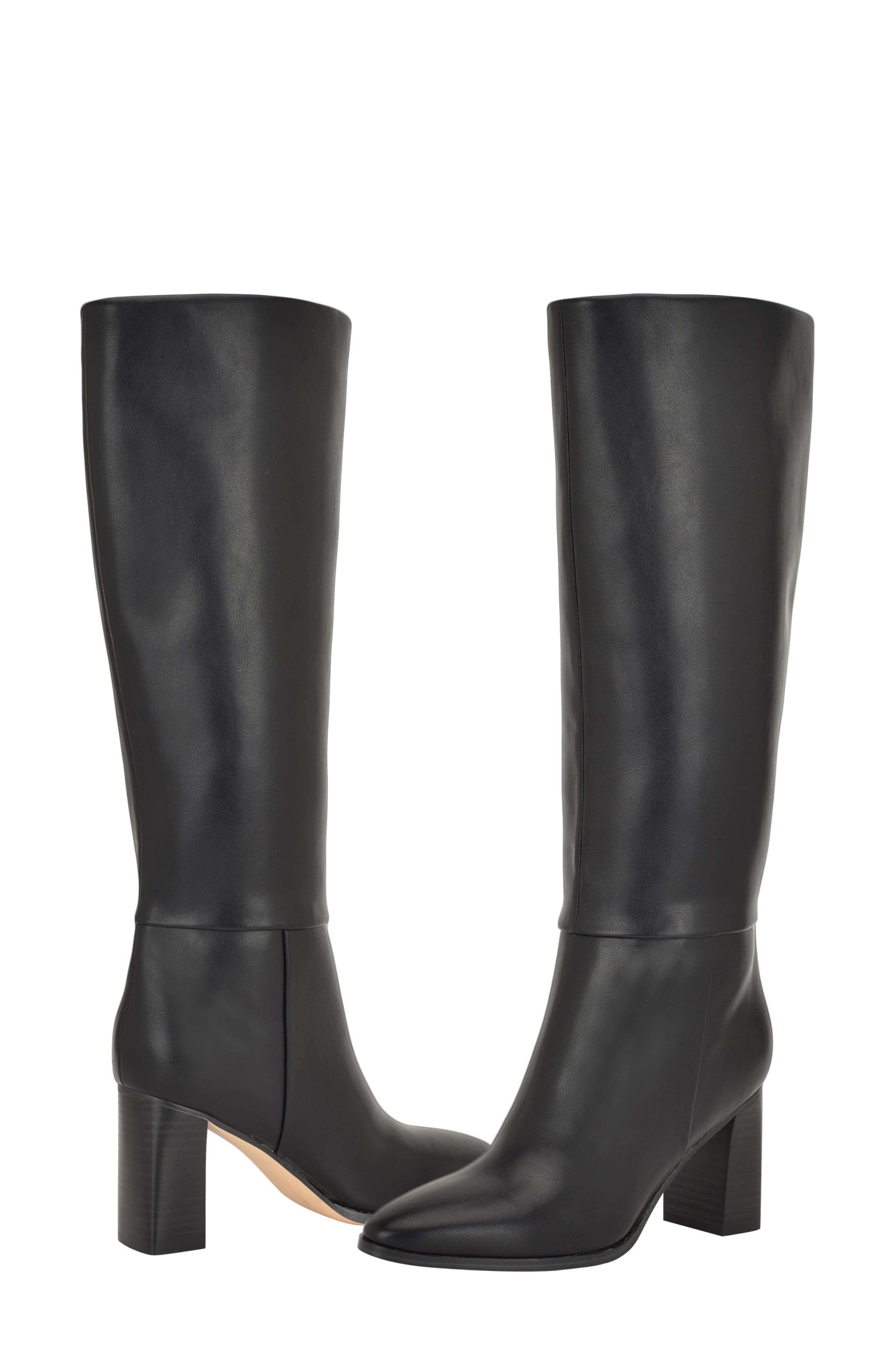 Calvin Klein Dawna Knee High Boot, Alternate, color, Black
