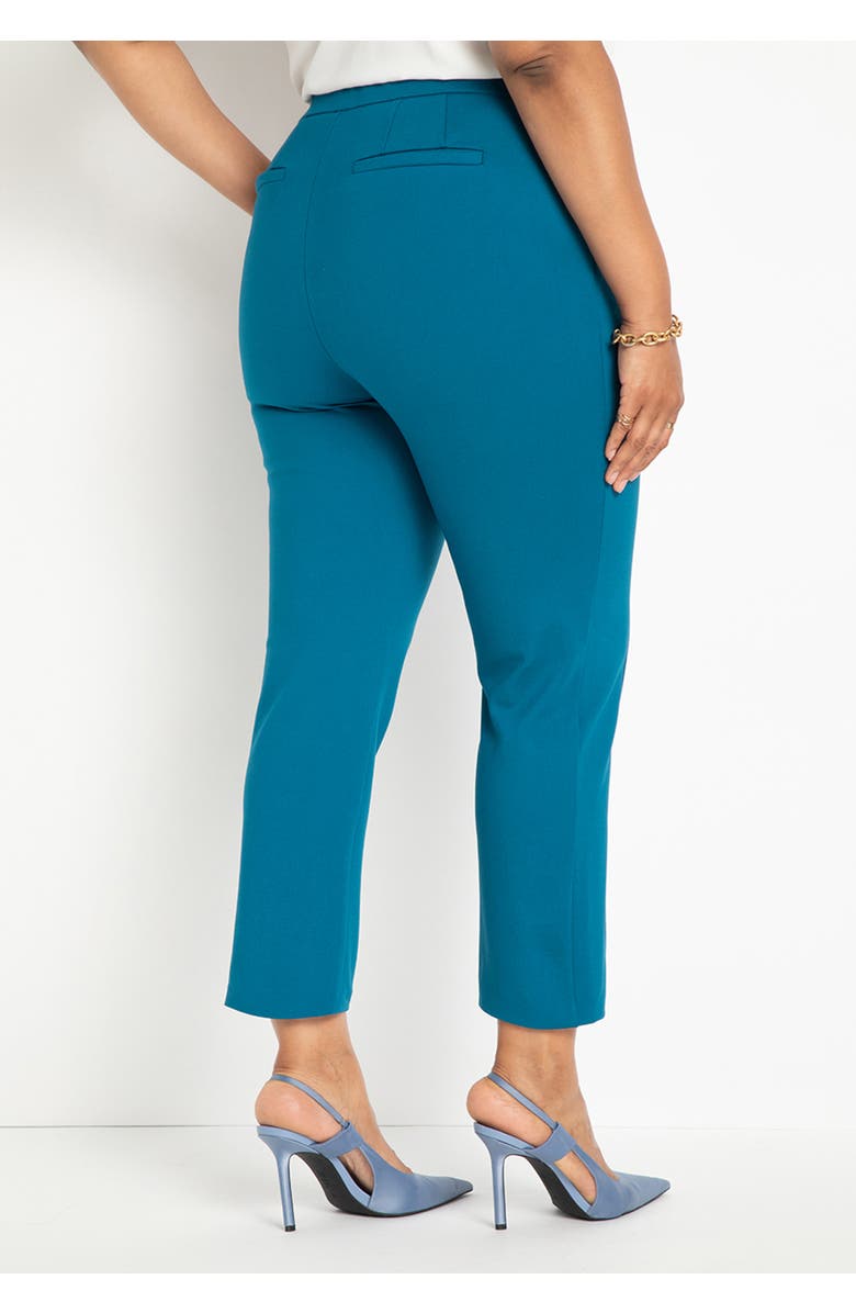 ELOQUII The Ultimate Stretch Slim Leg Pant, Alternate, color, Moroccan Blue