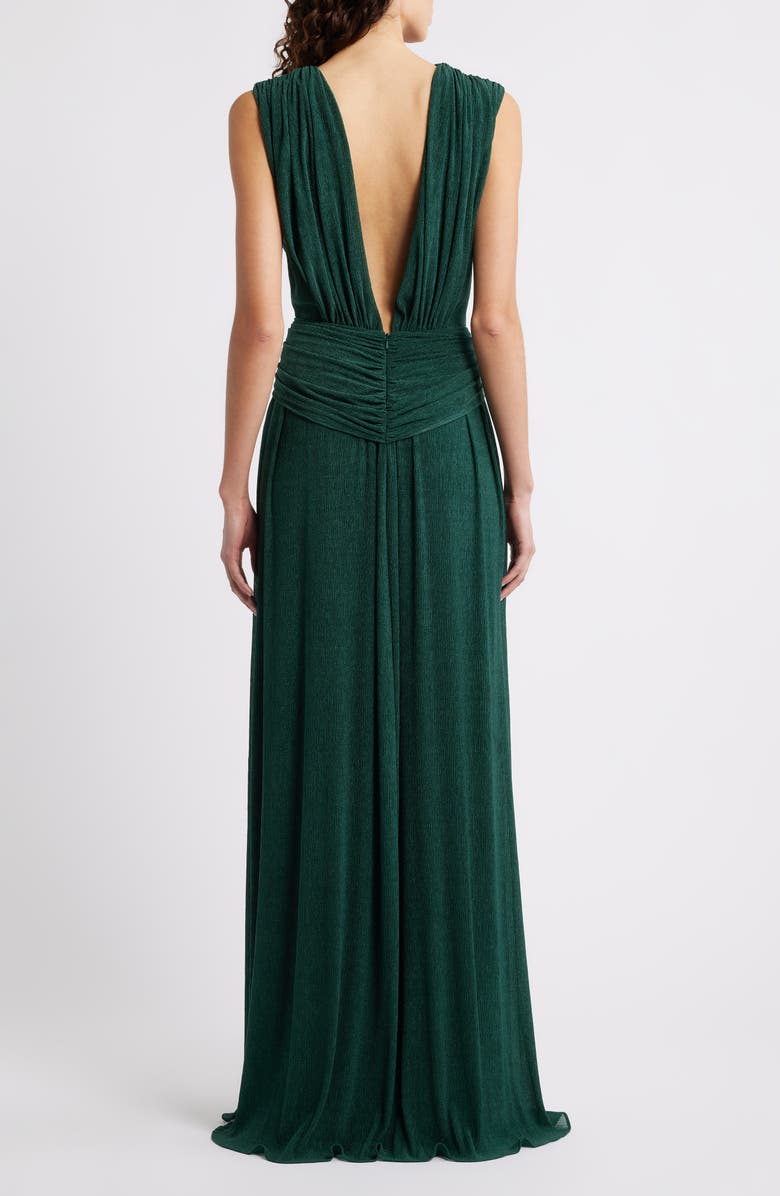 Black Halo Eliora Sleeveless Gown, Alternate, color, Fern