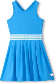 Hatley Kids' Malibu Blue Pleated Active Dress
