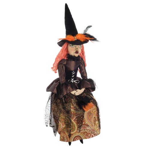 Gallerie Ii Elfreda Witch Joe Spencer Gathered Traditions Halloween Art Doll Figure In Multi