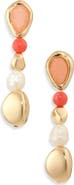 NORDSTROM RACK Molten Linear Drop Earrings