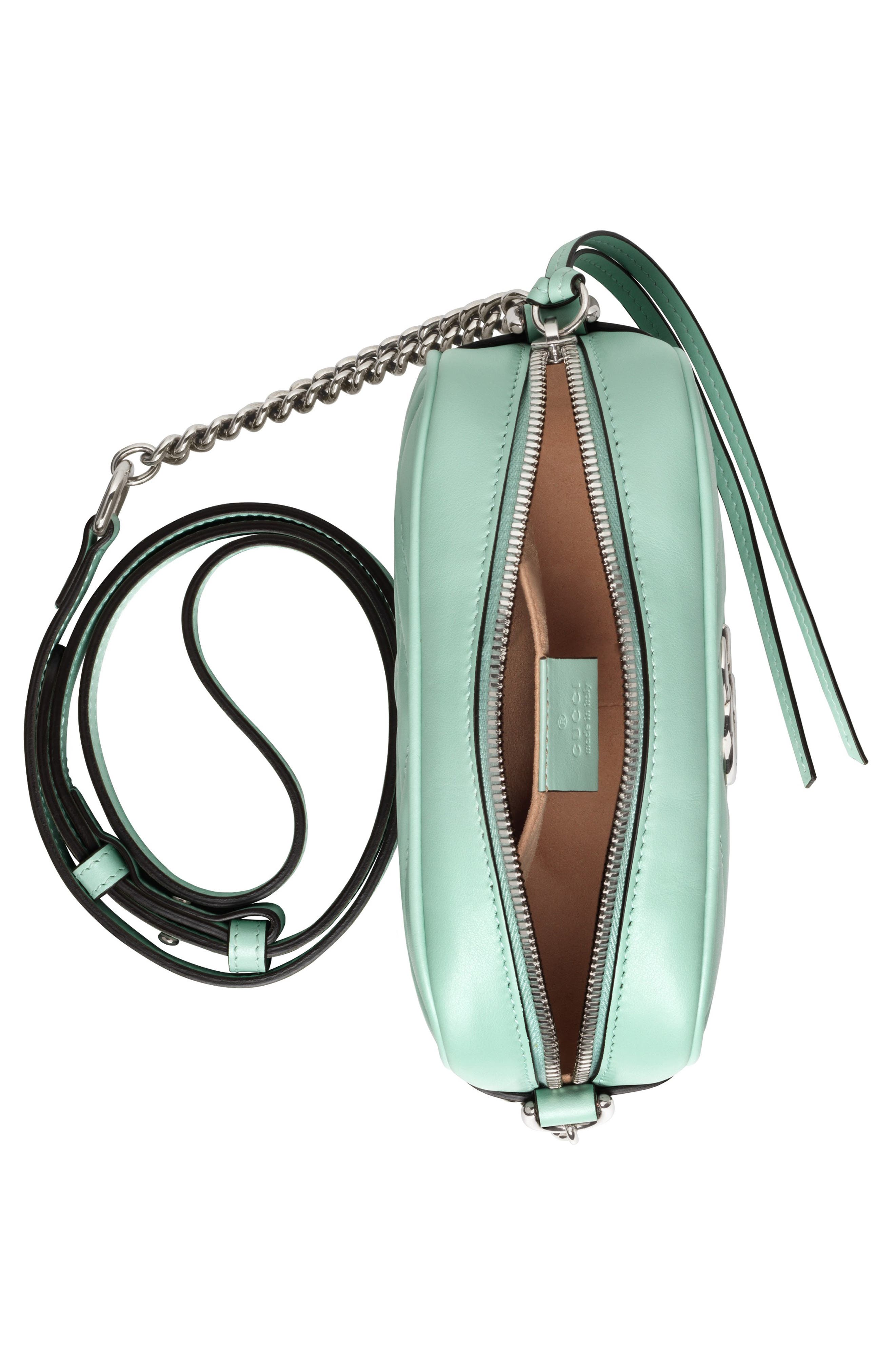 Gucci Mini GG 2.0 Matelassé Leather Camera Bag, Alternate, color, 