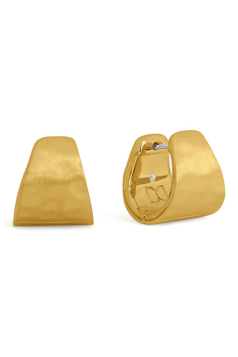 Mara Wide Huggie Hoop Earrings, Main, color, GOLD