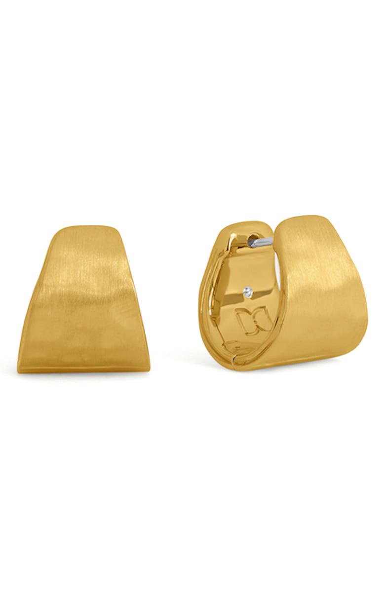 Dean Davidson Mara Wide Huggie Hoop Earrings, Main, color, Gold
