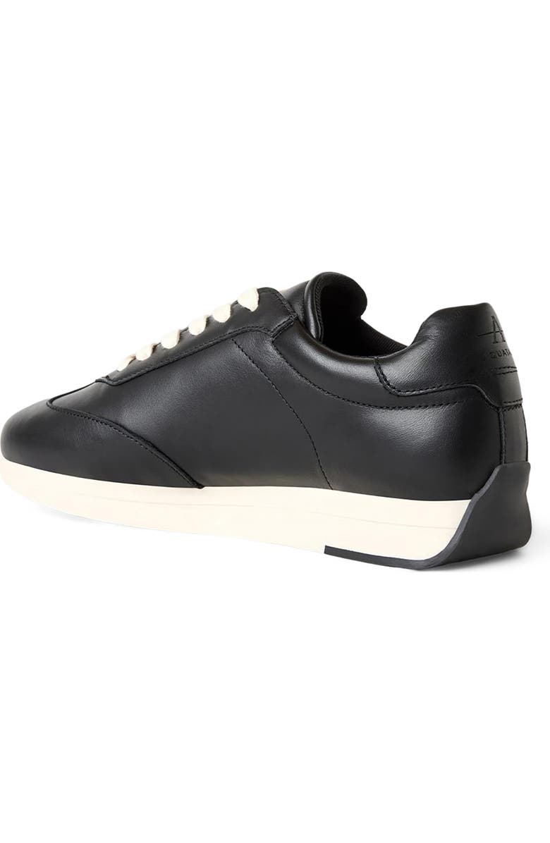 Aquatalia Rea Sneaker, Alternate, color, Black Leather