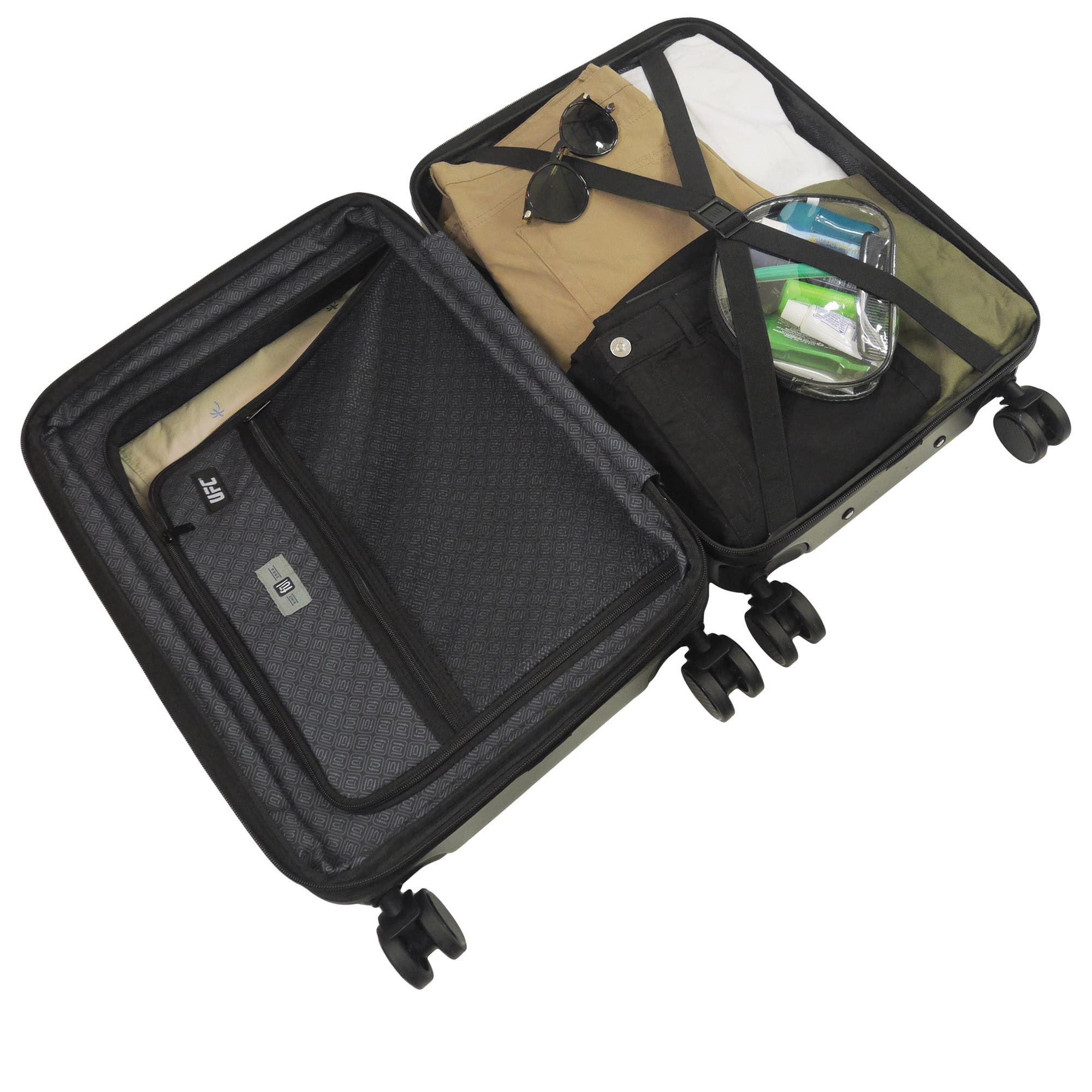 Ful UFC 22.5" Carry-On Luggage, Alternate, color, Black
