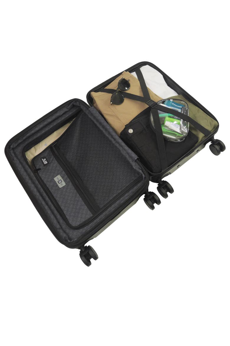 UFC 22.5" Carry-On Luggage, Alternate, color, BLACK