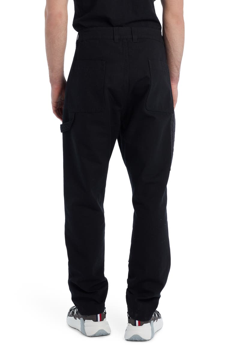 Cotton Carpenter Pants, Alternate, color, BLACK