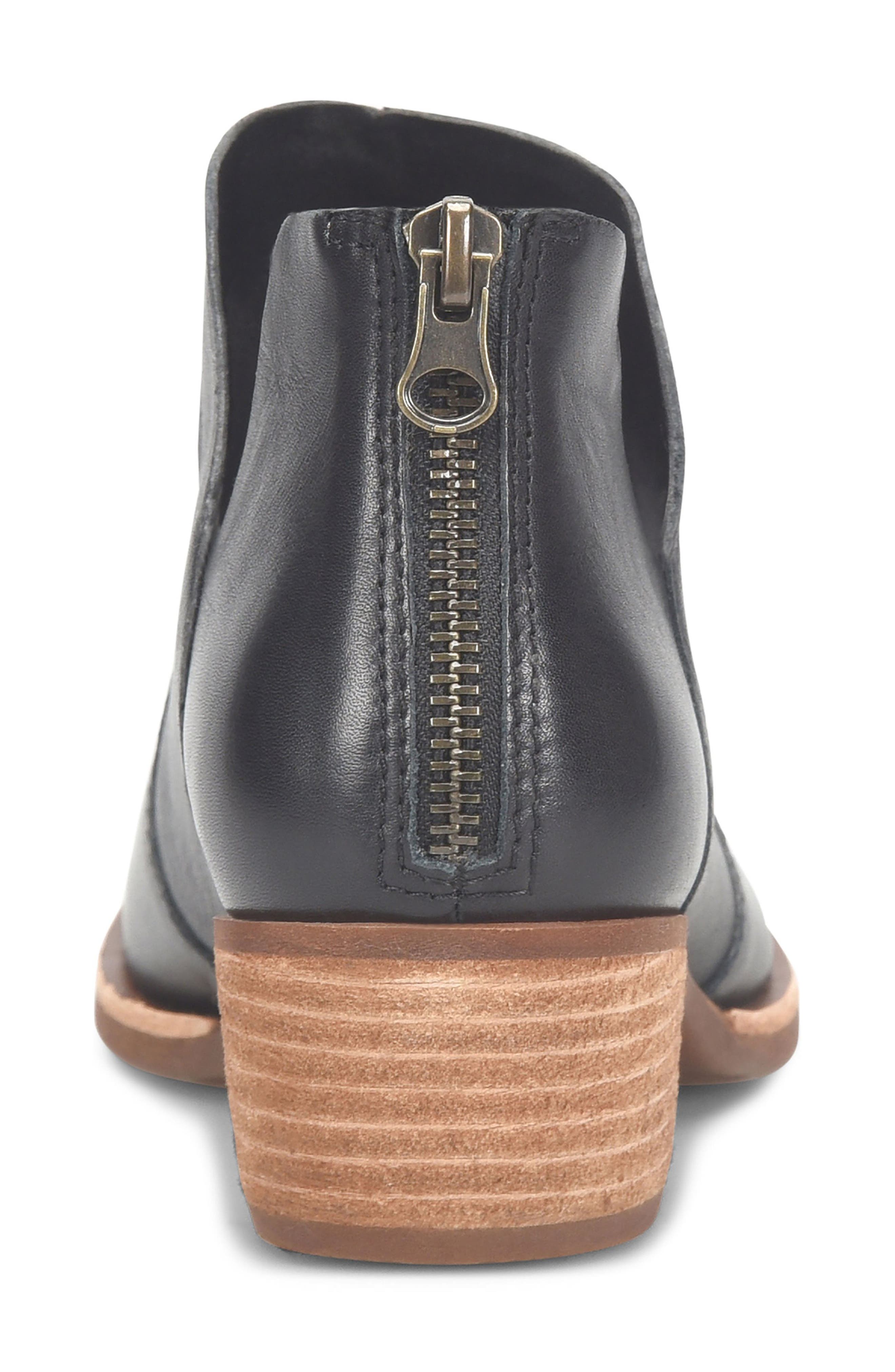 Skye Bootie, Alternate, color, BLACK LEATHER