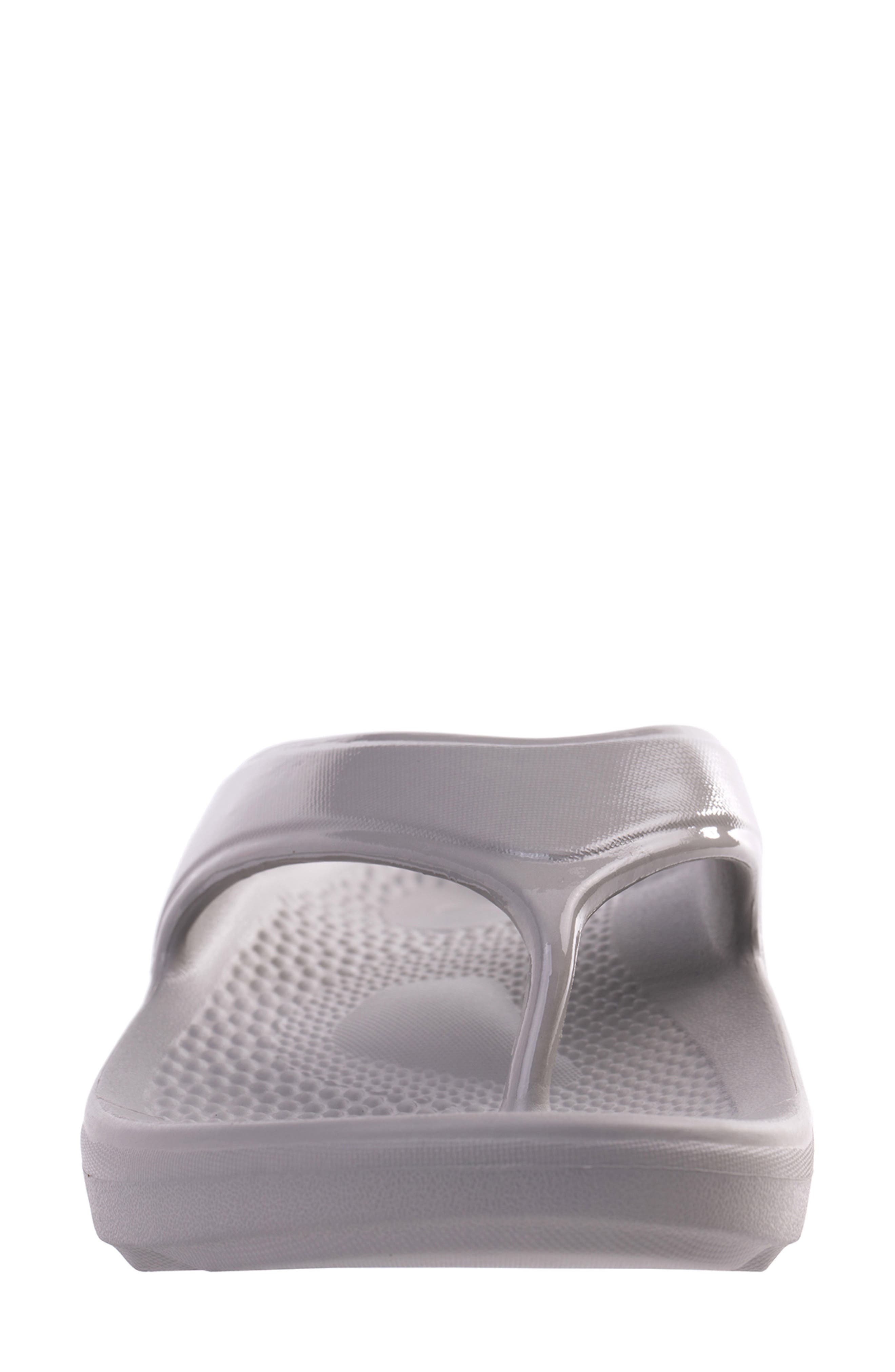 Revitalign Fusion Energy Flip Flop, Alternate, color, Grey