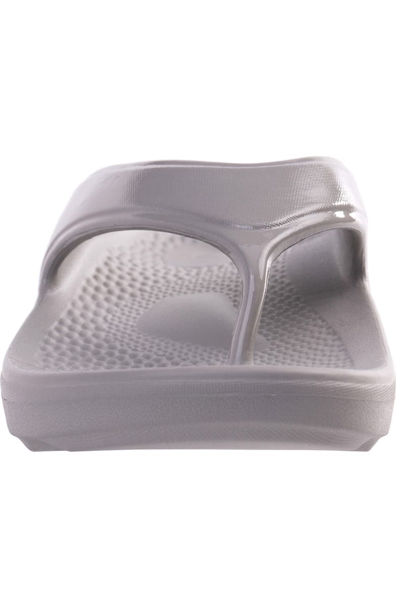 Revitalign Fusion Energy Flip Flop, Alternate, color, Grey