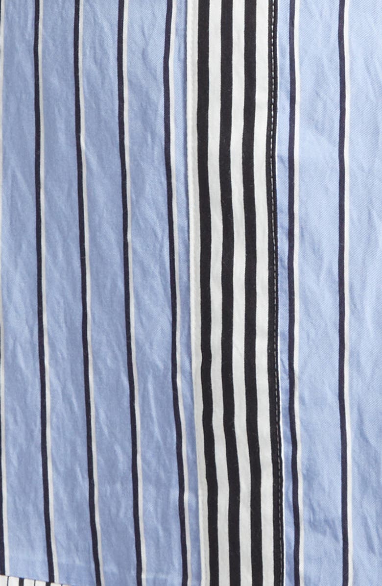 Ramy Brook Solana Long Sleeve Stripe Minidress, Alternate, color, Multi Catalina Stripe