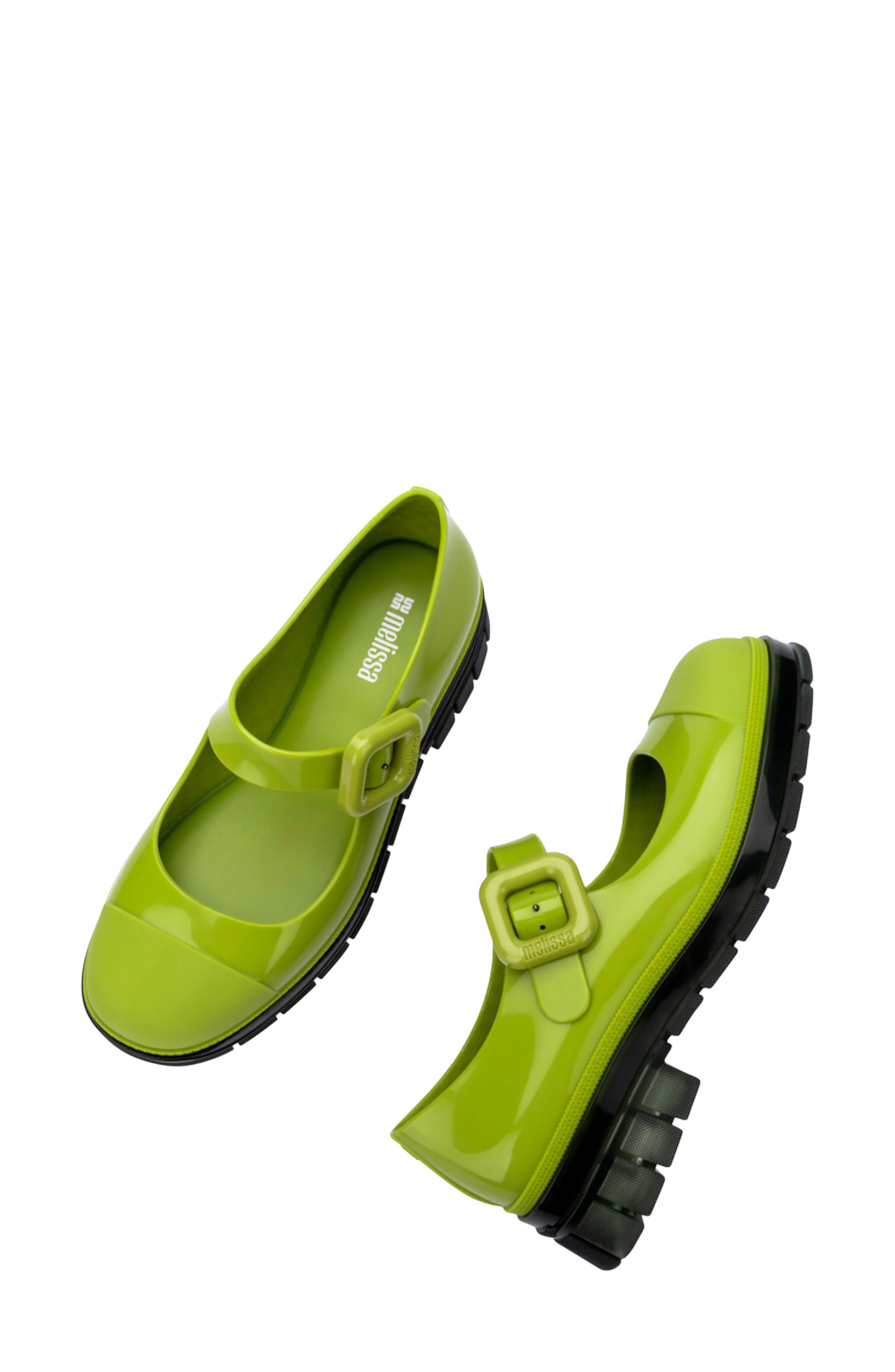June Mary Jane Flat, Alternate, color, GREEN