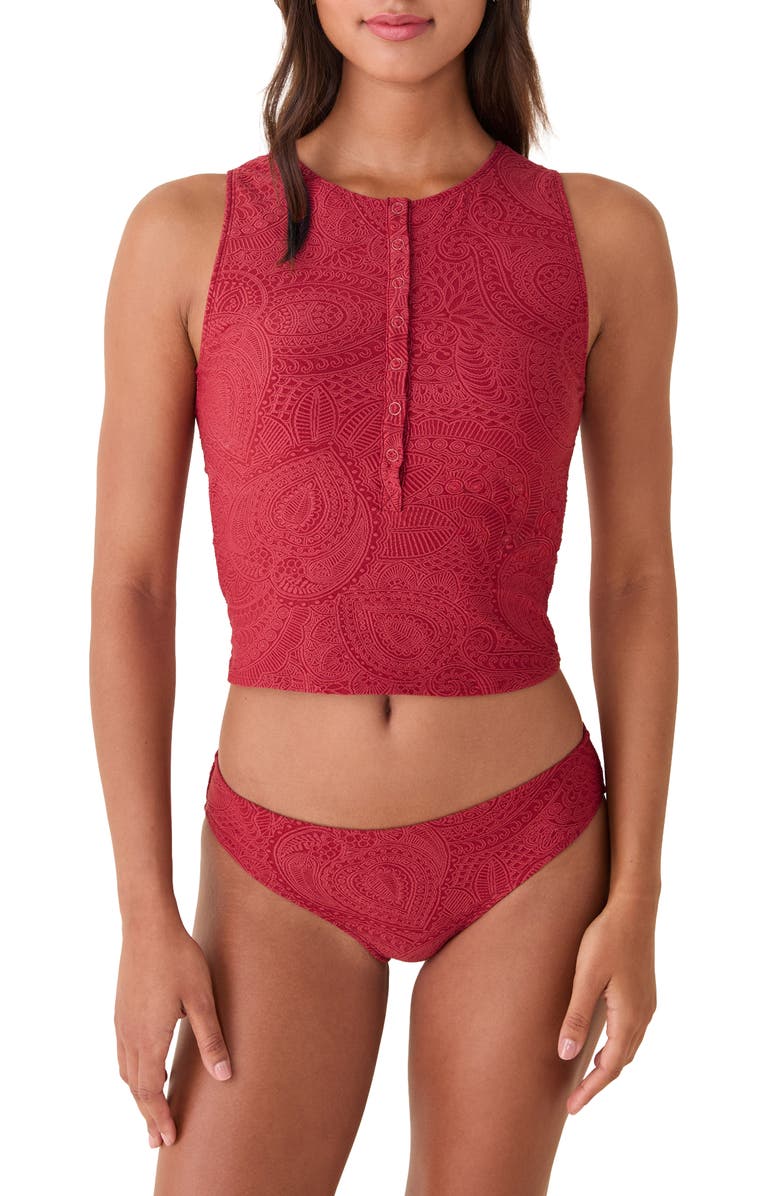 Andie The Malibu Tankini Top, Alternate, color, 