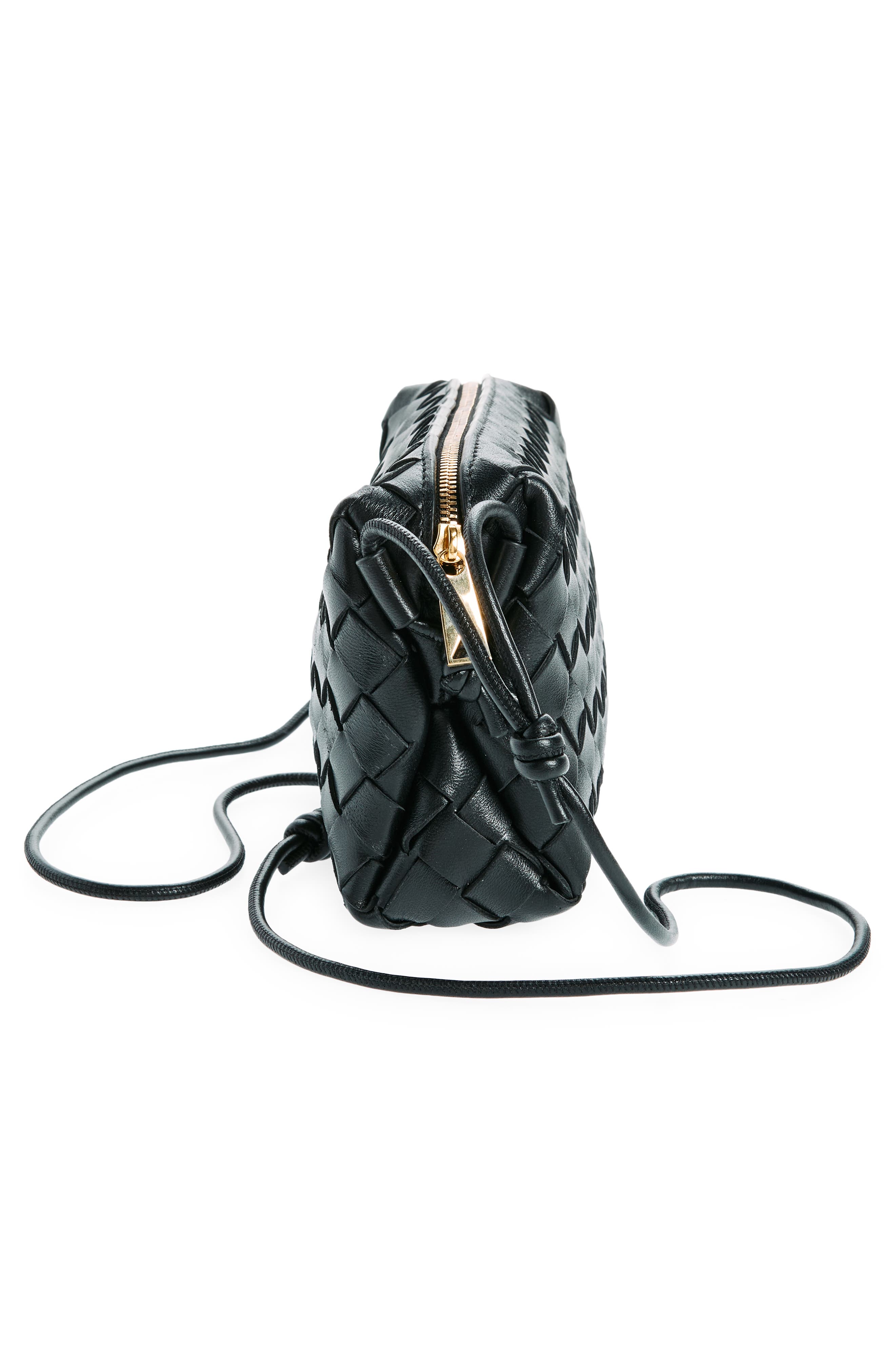 Bottega Veneta Loop Intrecciato Leather Camera Bag, Alternate, color, 