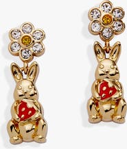 Alex and Ani Bunny Drop Earrings