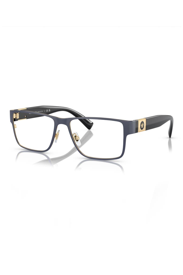 57mm Rectangular Optical Glasses, Alternate, color, BLUE