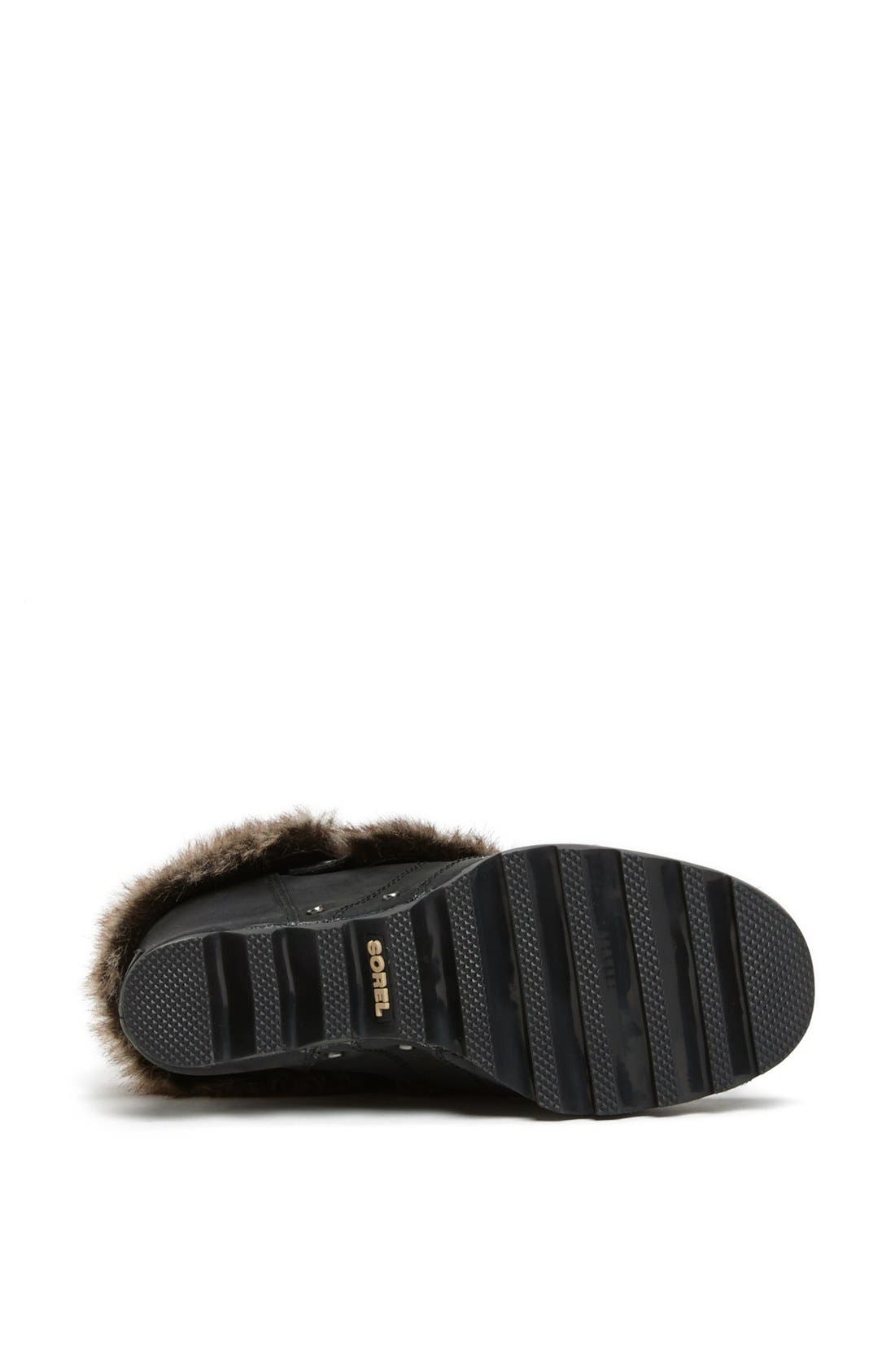 SOREL 'Joan of Arctic' Waterproof Wedge Bootie, Alternate, color, 