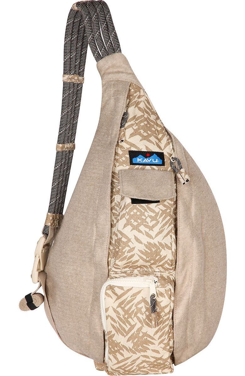 KAVU Camp Cozy Rope Bag, Main, color, Stone Hatch