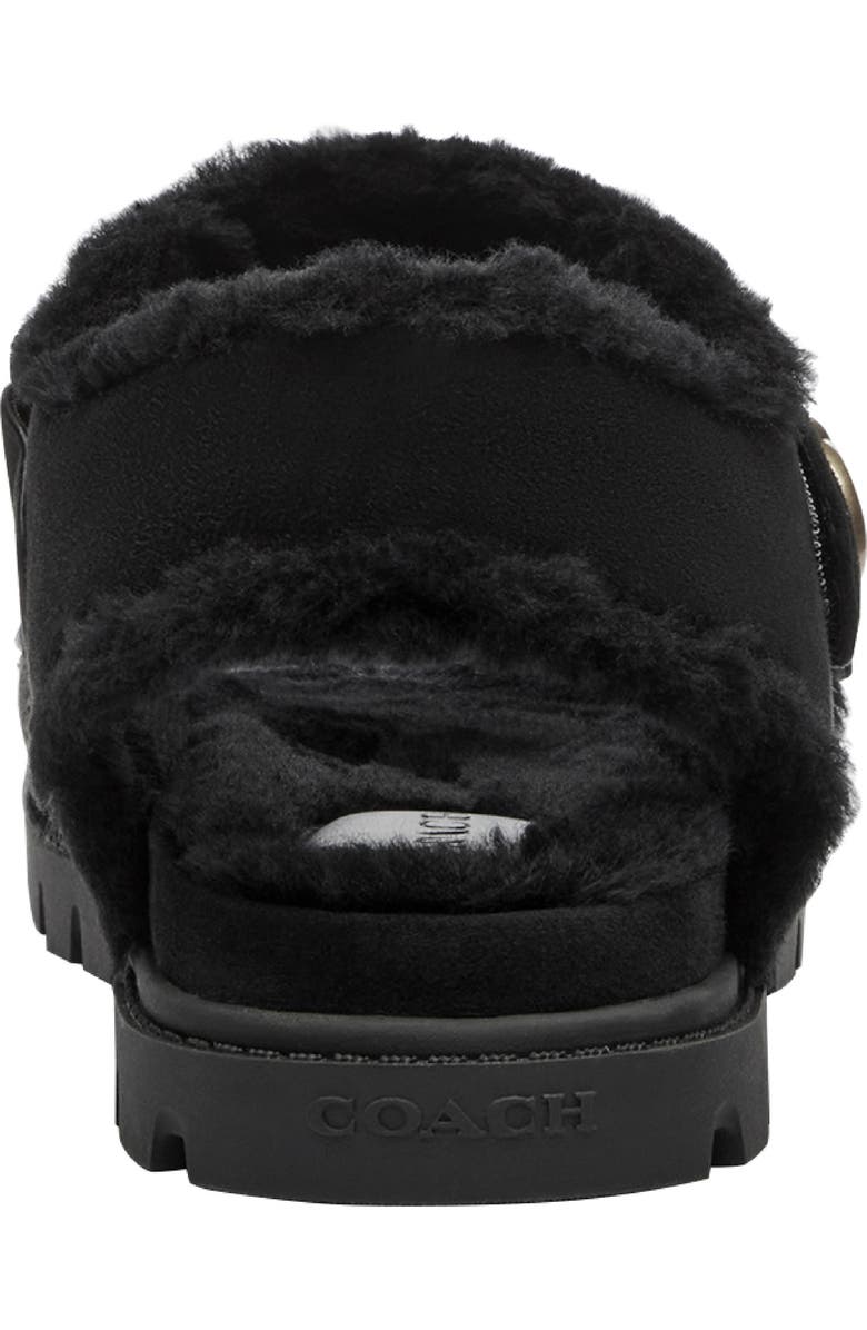 COACH Brynn Genuine Shearling Lined Sandal, Alternate, color,
