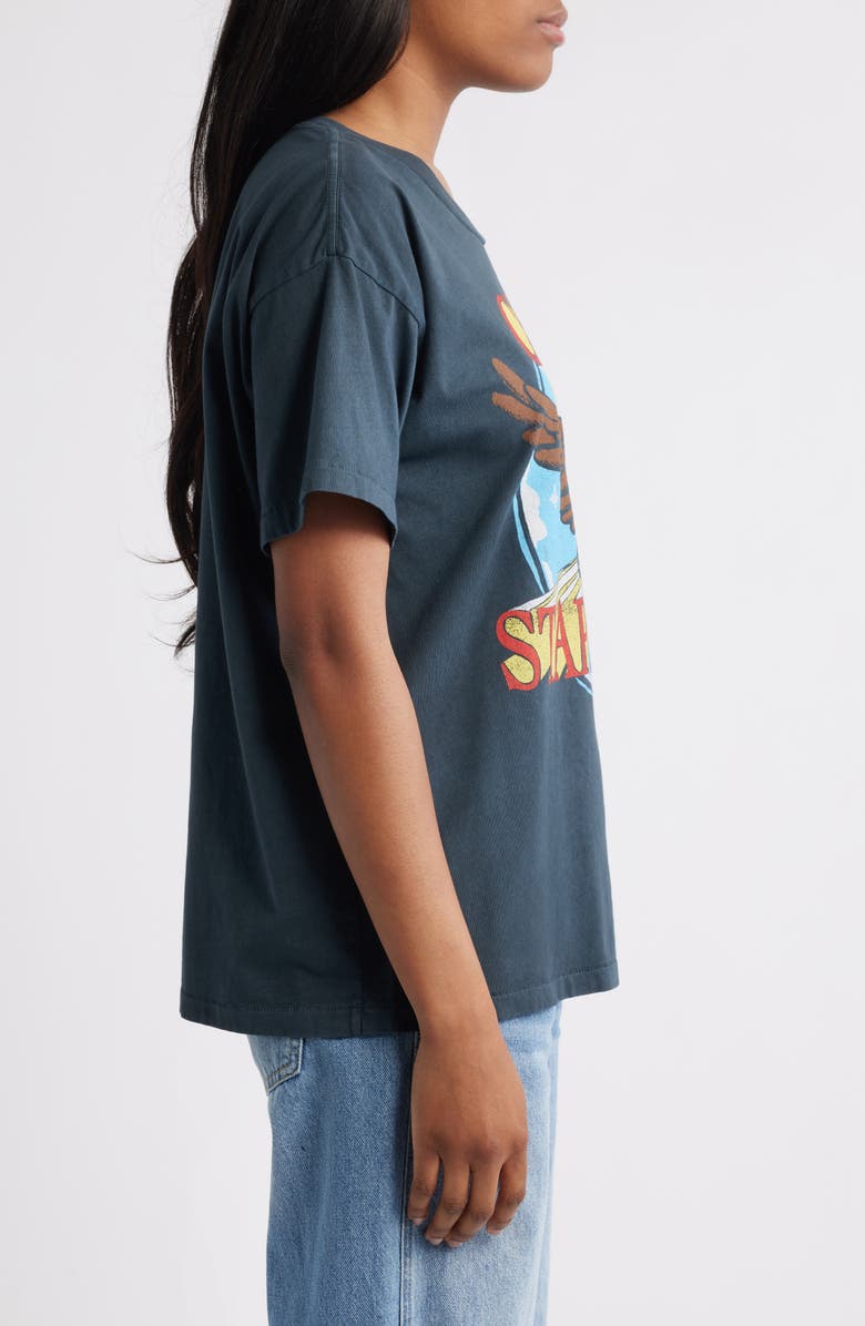 Daydreamer Chris Stapleton Eagle Cotton Graphic T-Shirt, Alternate, color, Vintage Black