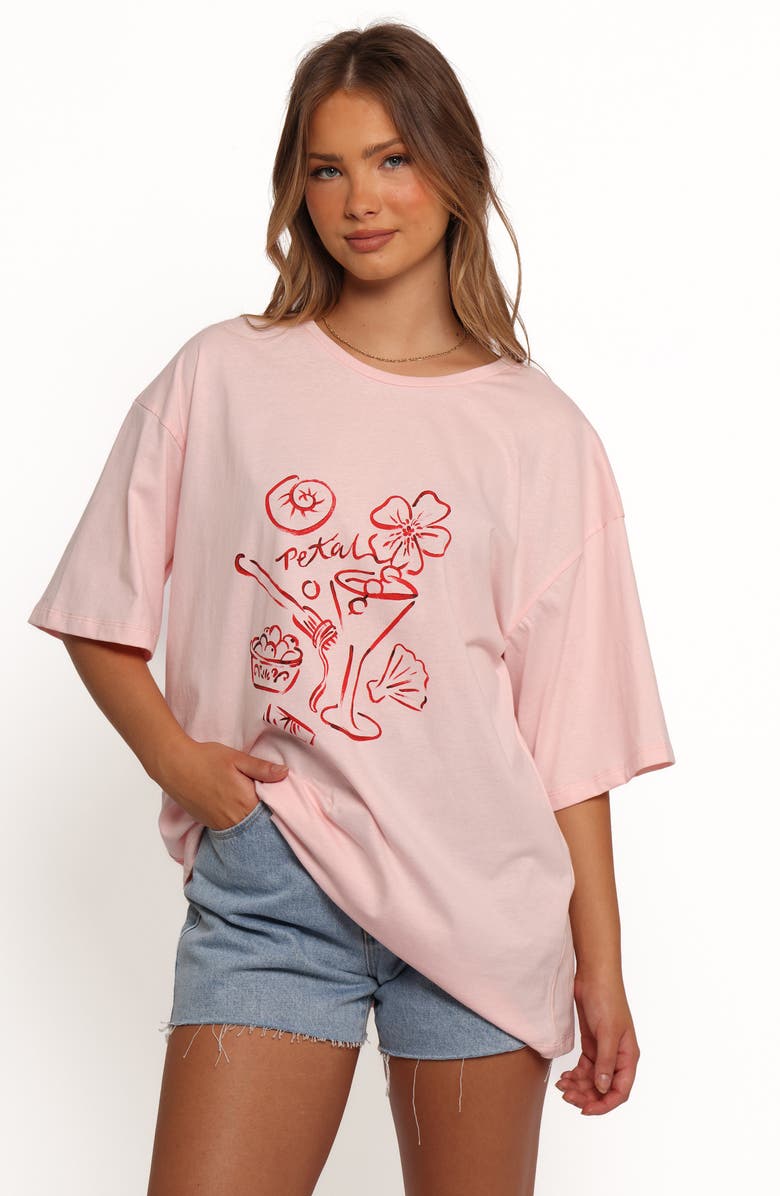 Petal & Pup Loa Graphic T-Shirt, Alternate, color, Pink/ Red