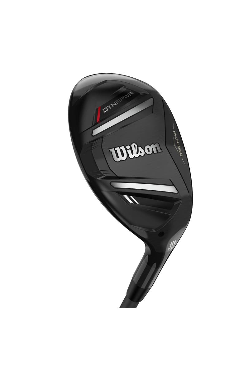 WILSON Dynapower Right Hand Mens Hybrids - 4 / Tt Denali Red / Stiff, Alternate, color, Black