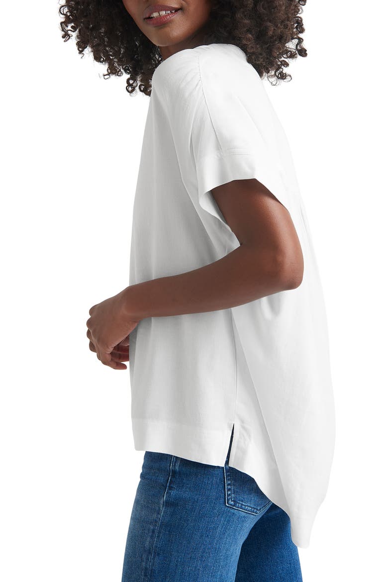 Wynne Crepe Blouse, Alternate, color, WHITE