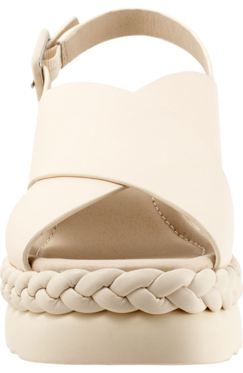 EOS FOOTWEAR Melia Platform Wedge Sandal, Alternate, color, Bone