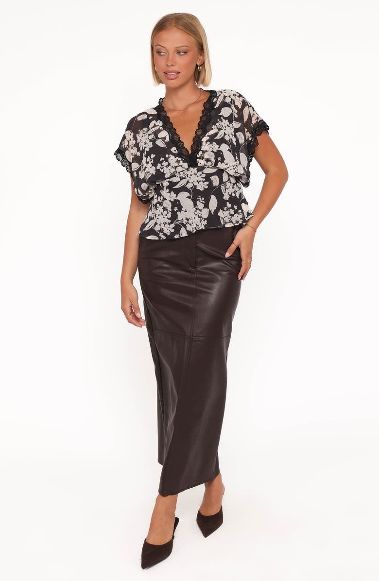 Petal & Pup Erica Lace Trim Top, Alternate, color, Moonlight Garden