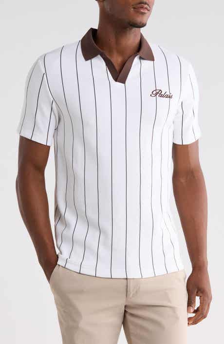 Vertical Stripe Polo