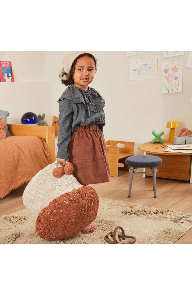 Lorena Canals Pouf Boletus, Alternate, color, Toffee, Natural