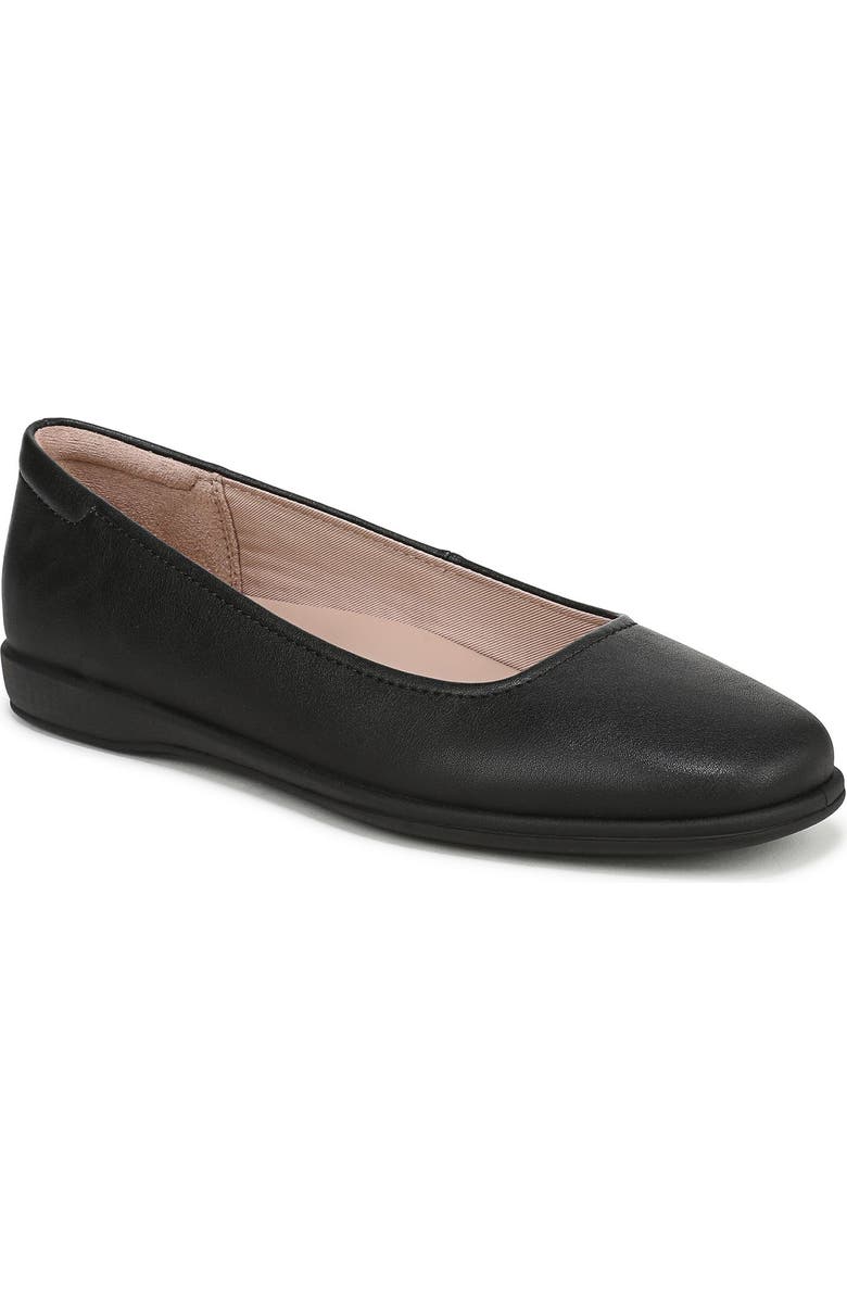 Naturalizer Soft Flex Ballet Flat, Main, color, Black