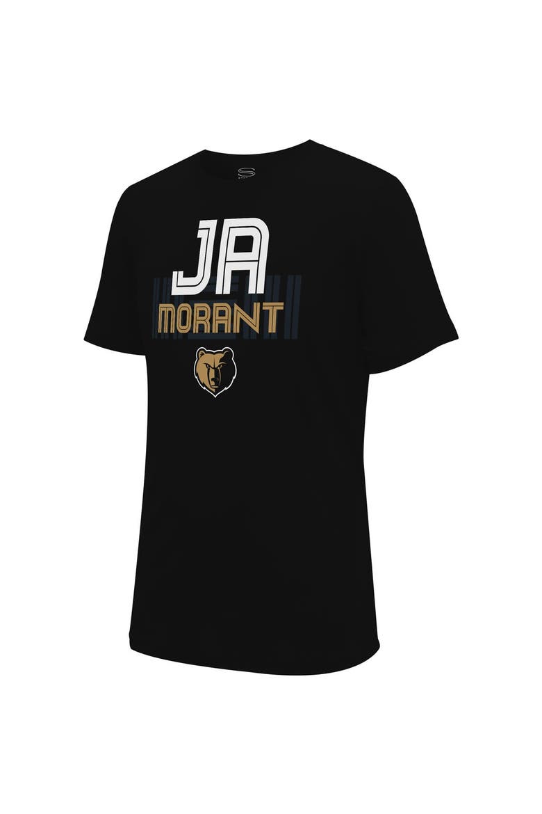 Unisex Stadium Essentials Ja Morant Black Memphis Grizzlies 2023/24 City Edition Player Graphic T-Shirt, Alternate, color, Black