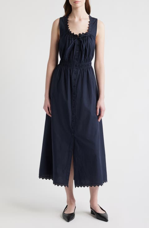The Serene Cotton Poplin Dress