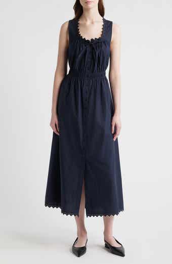 The Serene Cotton Poplin Dress