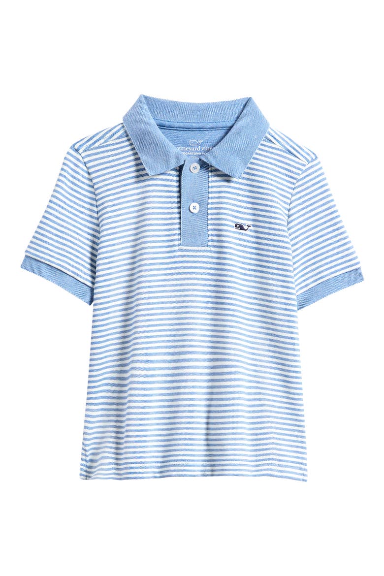 Kids' Edgartown Piqué Performance Polo, Main, color, CLUB BLUE