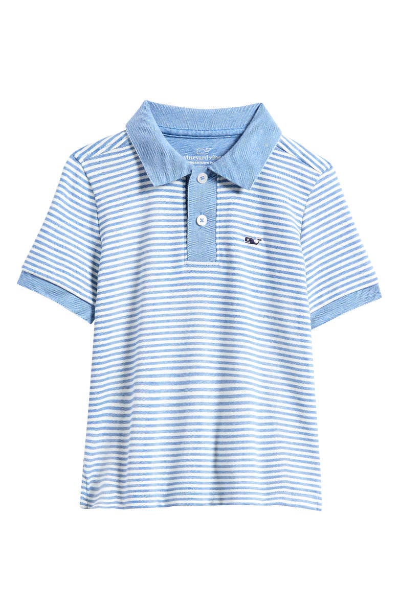vineyard vines Kids' Edgartown Piqué Performance Polo, Main, color,