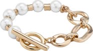 UNODE50 Link & Pearl Combo Bracelet