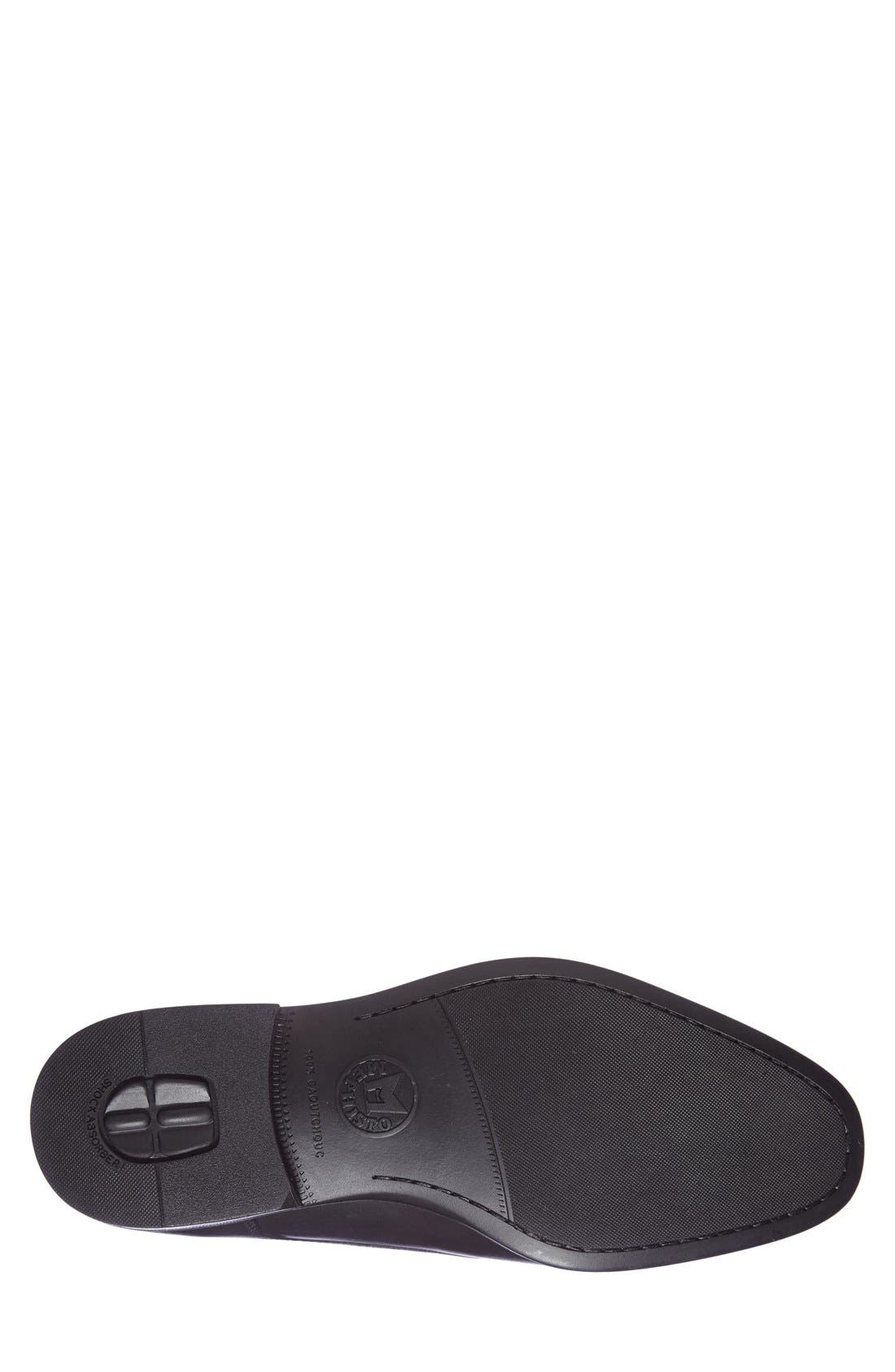 'Cooper' Plain Toe Derby, Alternate, color, BLACK CARNABY