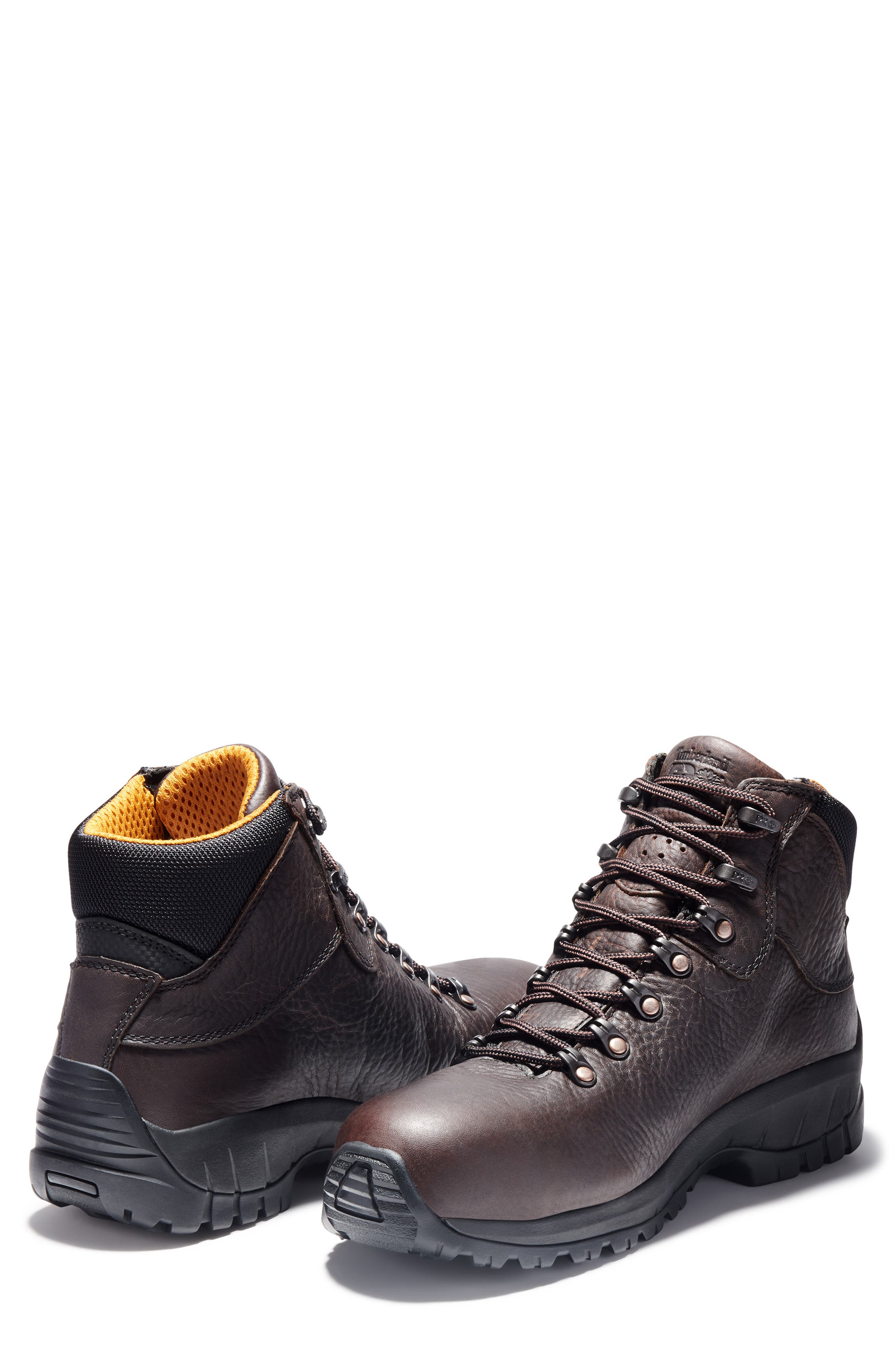 Timberland TiTAN Alloy Toe Waterproof Work Boot, Alternate, color, Brown