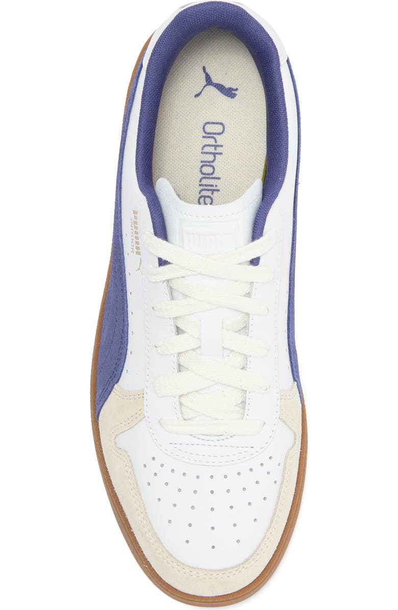 PUMA Indoor Sneaker, Alternate, color, Puma White-Blue Crystal-Gum