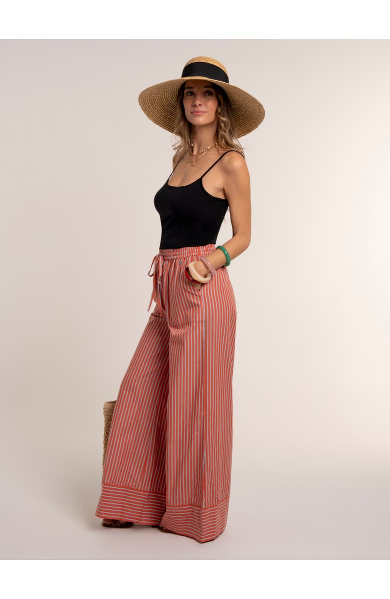 Brakeburn Danna Beach Pant, Main, color, Coral