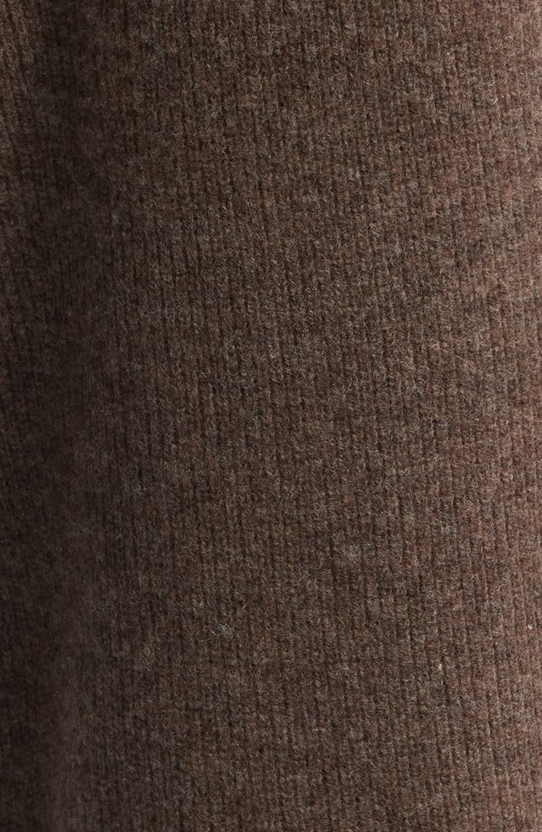 KROST Wide Leg Knit Wool Drawstring Pants, Alternate, color, Espresso