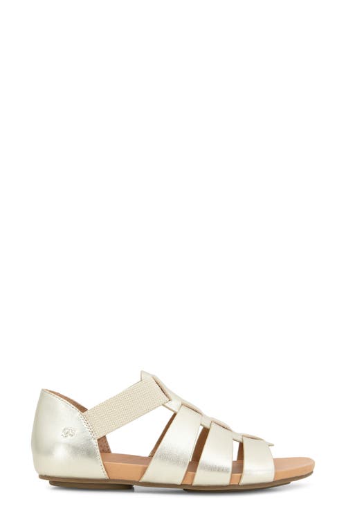 Gentle Souls Lennon Strappy Sandal In Gold