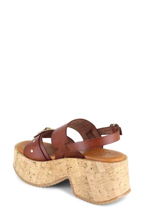 Zigi Belixy Platform Sandal In Tan