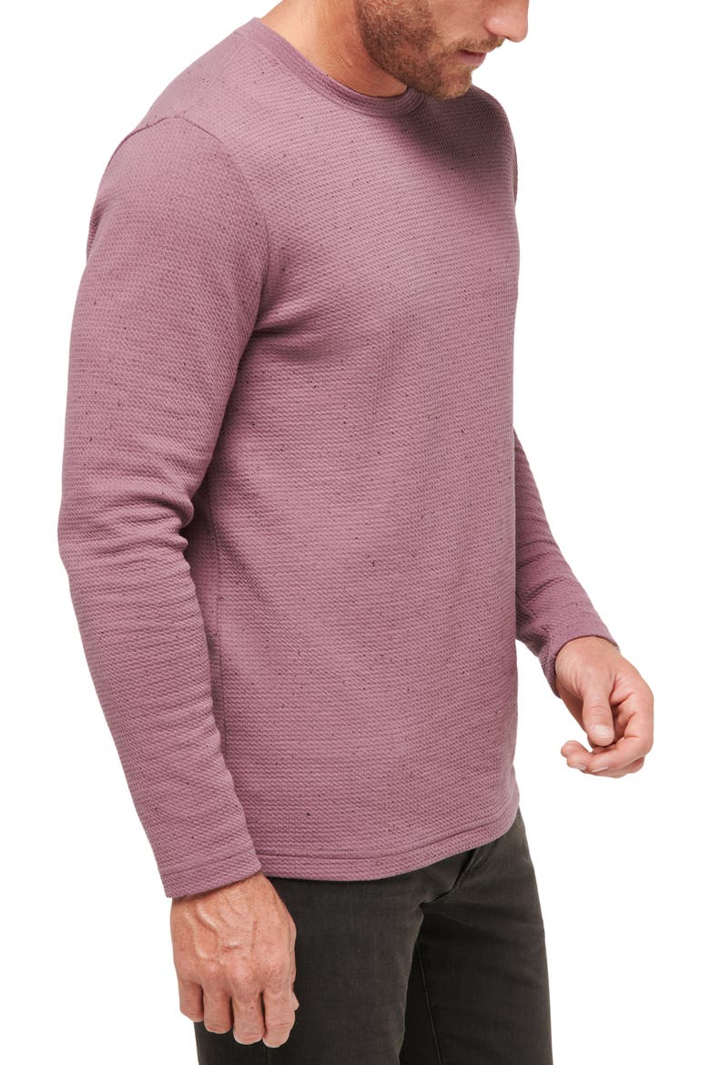 Cloud Waffle Crewneck Tee, Alternate, color, FLINT